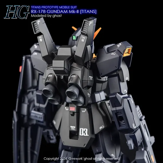 G-Rework HG RX-178 Gundam Mk-II [TITANS] Decals - Image 12