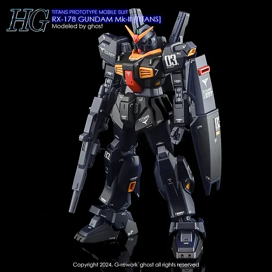G-Rework HG RX-178 Gundam Mk-II [TITANS] Decals - Image 5