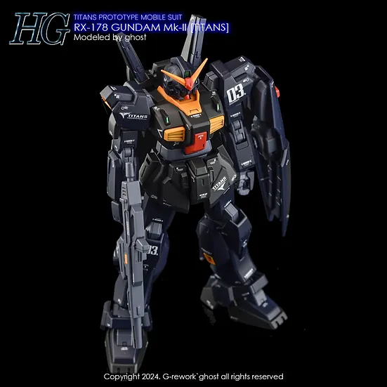 G-Rework HG RX-178 Gundam Mk-II [TITANS] Decals - Image 6