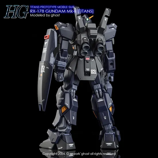 G-Rework HG RX-178 Gundam Mk-II [TITANS] Decals - Image 7