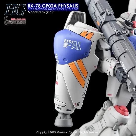 G-Rework HG RX-78 GP02A Physalis Decals - Image 8