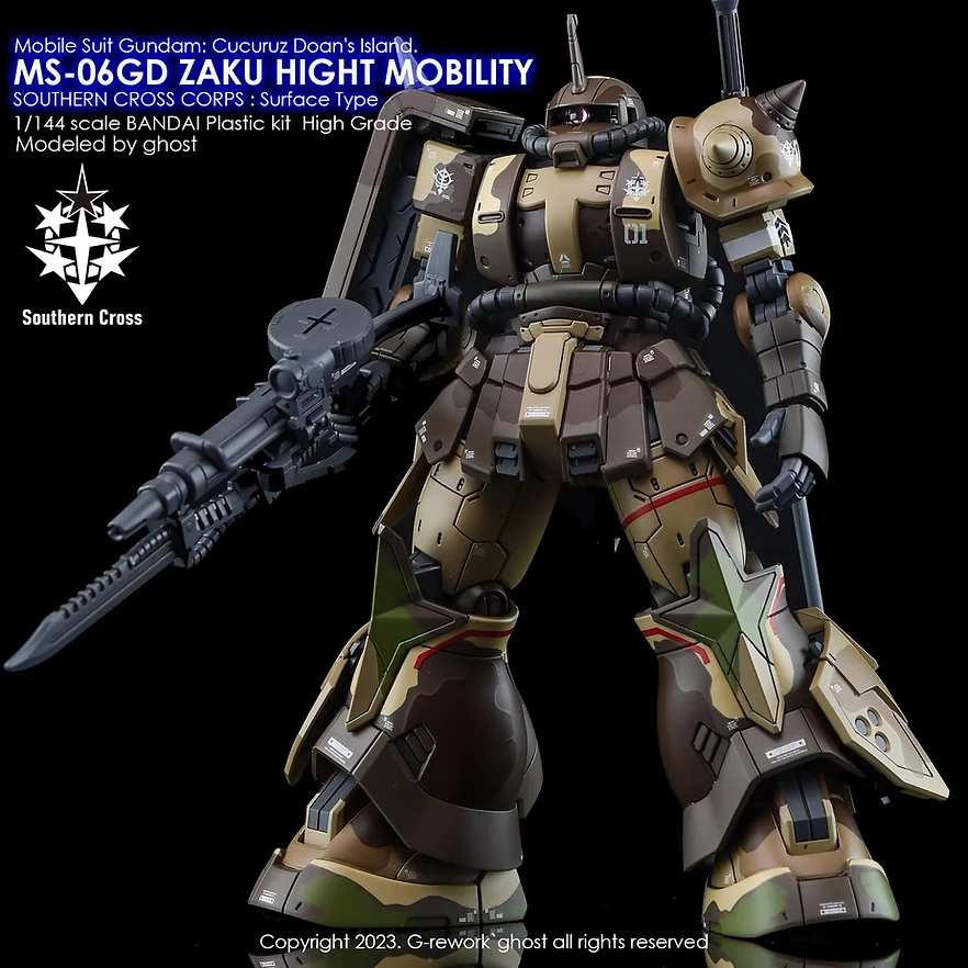 G-Rework HG ZAKU II High Mobility [Surface Type] Decals - Image 4