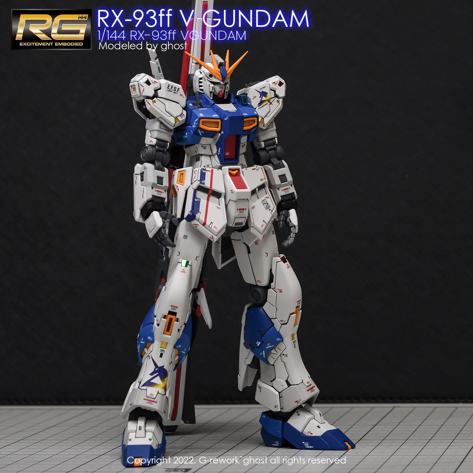 G-Rework RG RX-93FF Nu Gundam (Fukuoka) Decals - Image 11