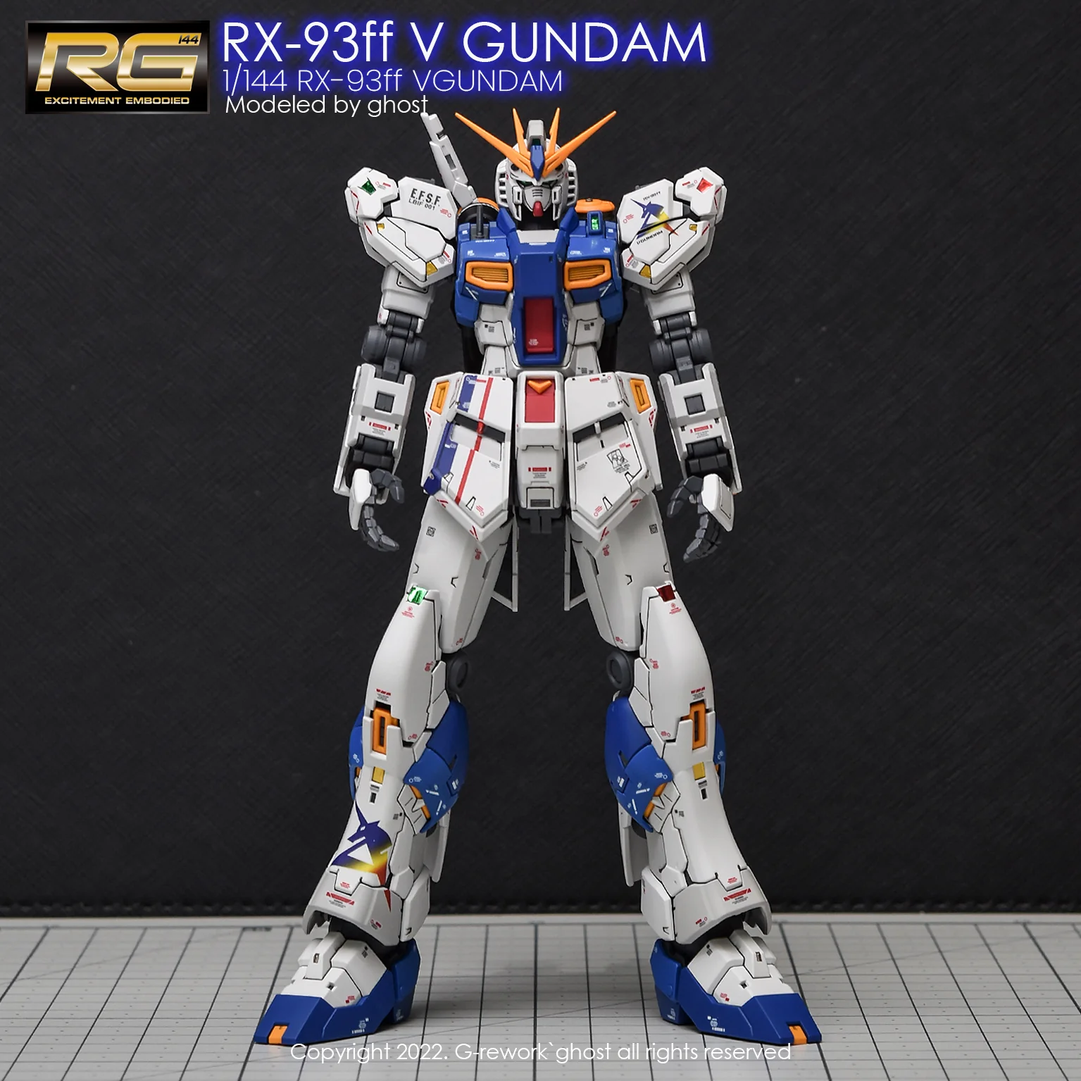 G-Rework RG RX-93FF Nu Gundam (Fukuoka) Decals - Image 3