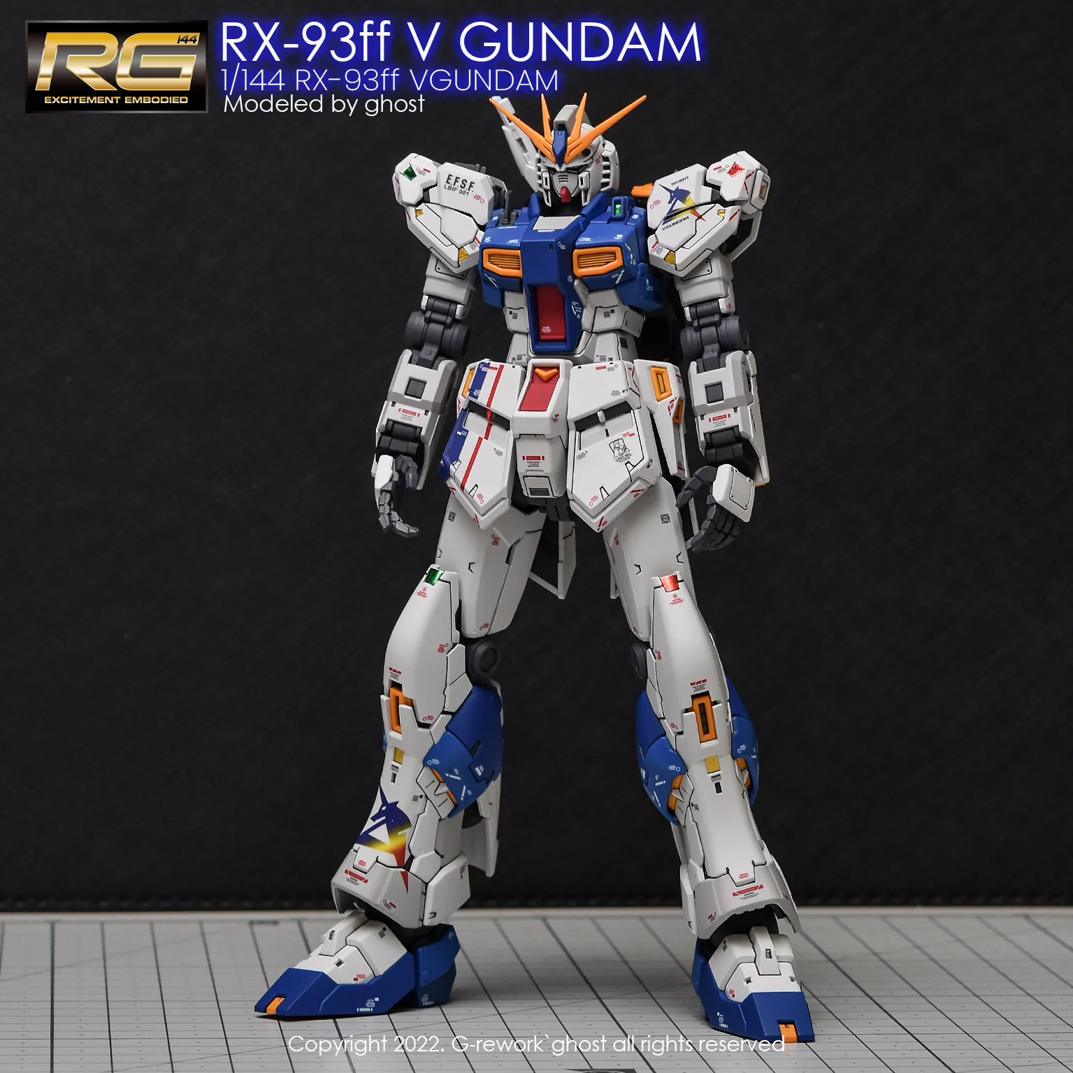 G-Rework RG RX-93FF Nu Gundam (Fukuoka) Decals - Image 7