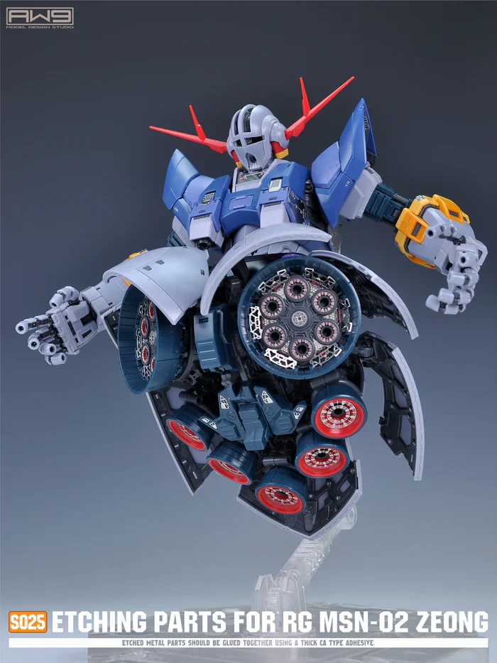 S25 Photo Etch RG MSN-02 ZEONG w/ Decals - Image 7