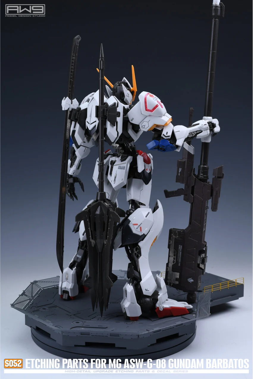 S52 Photo Etch MG Gundam Barbatos w/ Decals - Image 5