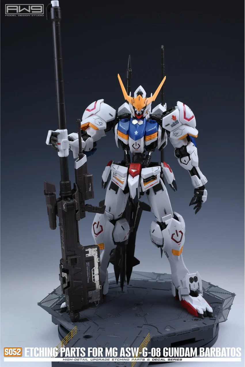 S52 Photo Etch MG Gundam Barbatos w/ Decals - Image 8