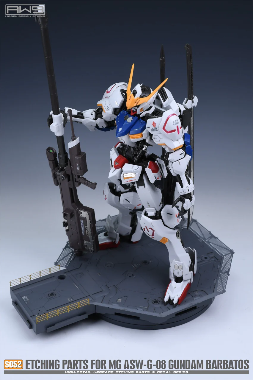 S52 Photo Etch MG Gundam Barbatos w/ Decals - Image 9