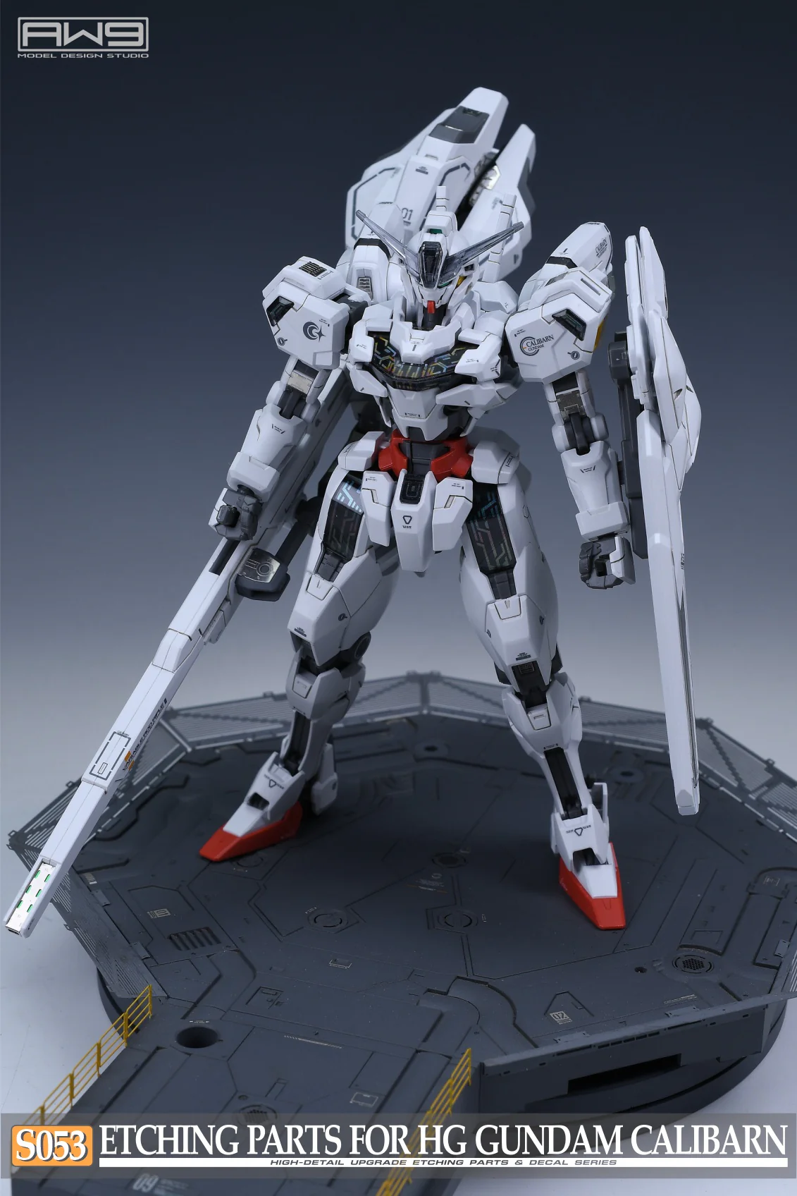 S53 Photo Etch HG Gundam Calibarn w/ Decals - Image 4