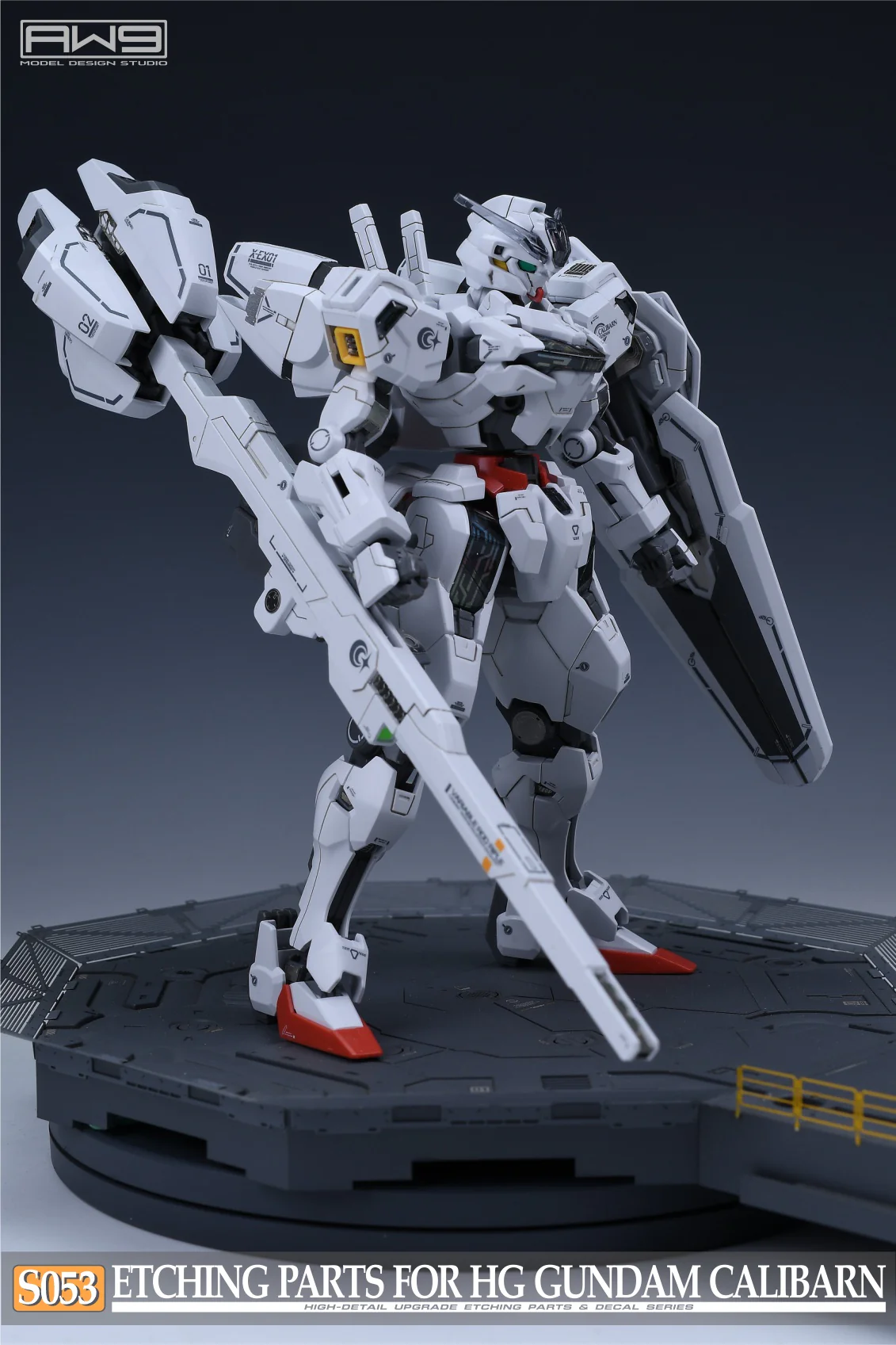 S53 Photo Etch HG Gundam Calibarn w/ Decals - Image 7