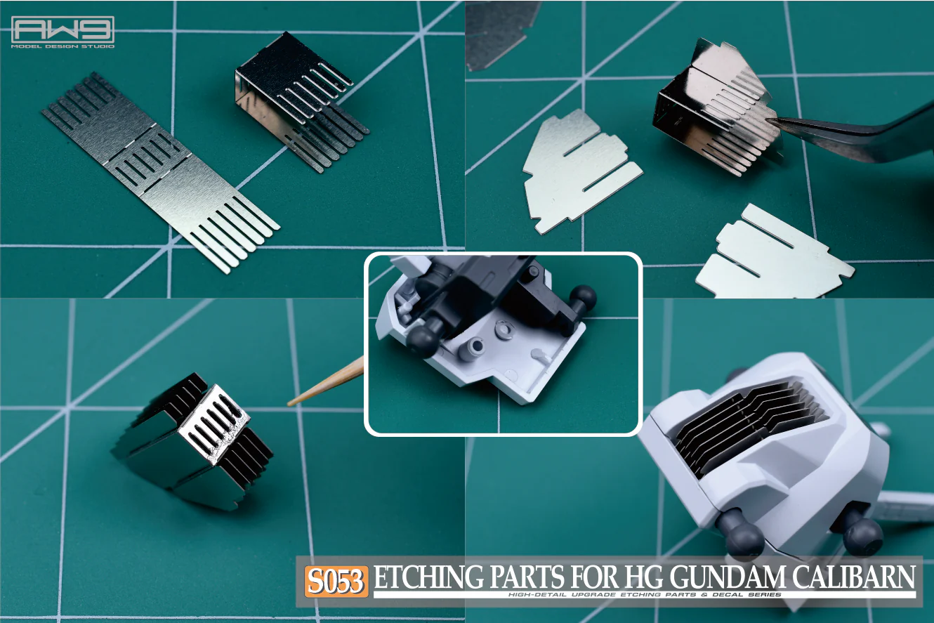 S53 Photo Etch HG Gundam Calibarn w/ Decals - Image 8