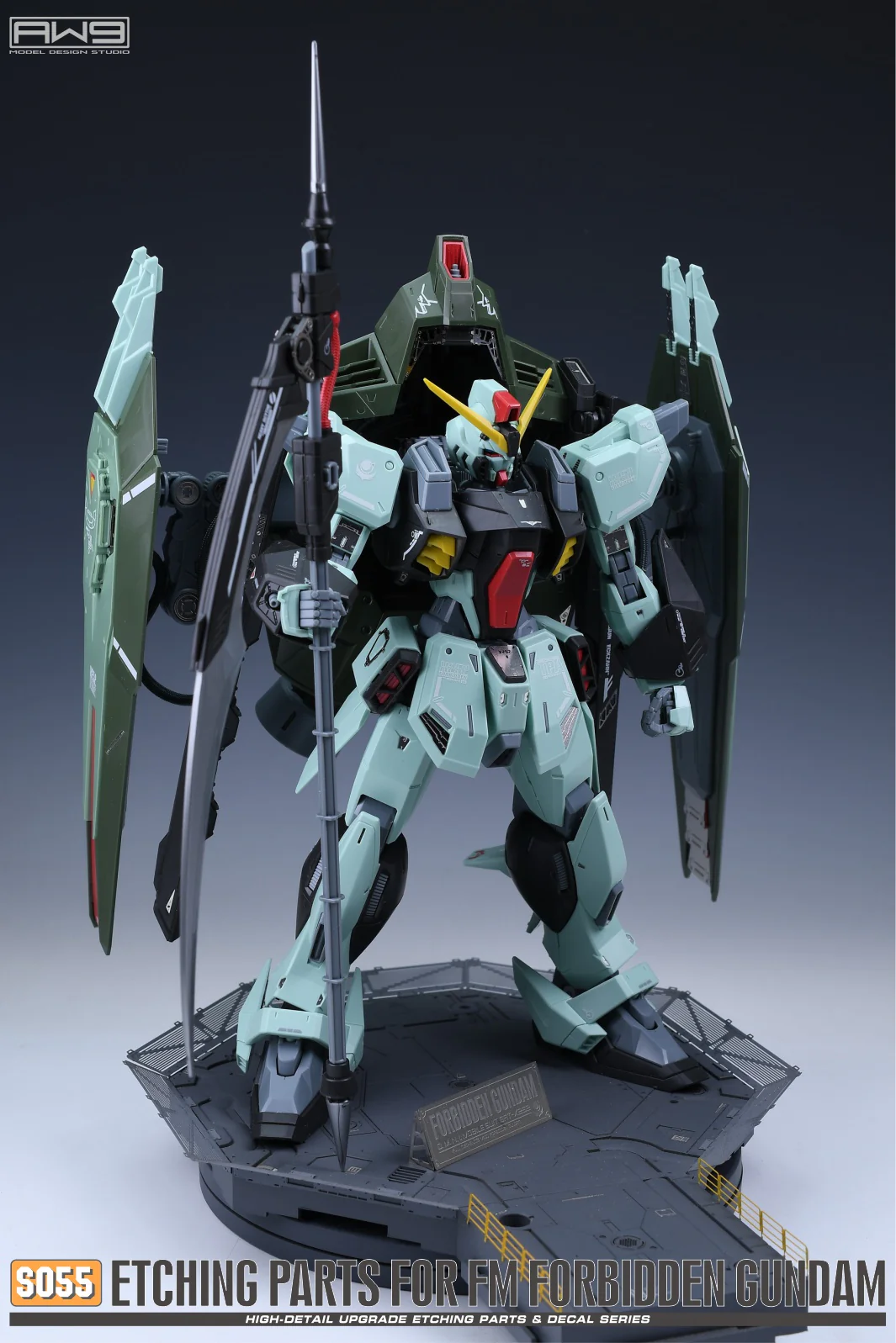 S55 Photo Etch FM 1/100 Forbidden Gundam w/ Decals - Image 3