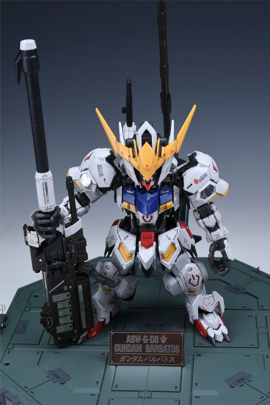 S58 Photo Etch MGSD Gundam Barbatos w/ Decals - Image 8